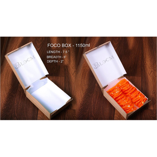 Square 1150Ml Foco Packaging Box
