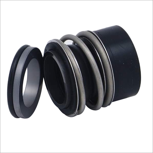 Rubber Bellow Mechanical Seal - Stainless Steel Inner, 50 Mm Shaft Diameter, Round Shape, Up To 10 Bars Pressure | Axial Flexibility, Waste Water Treatment Application