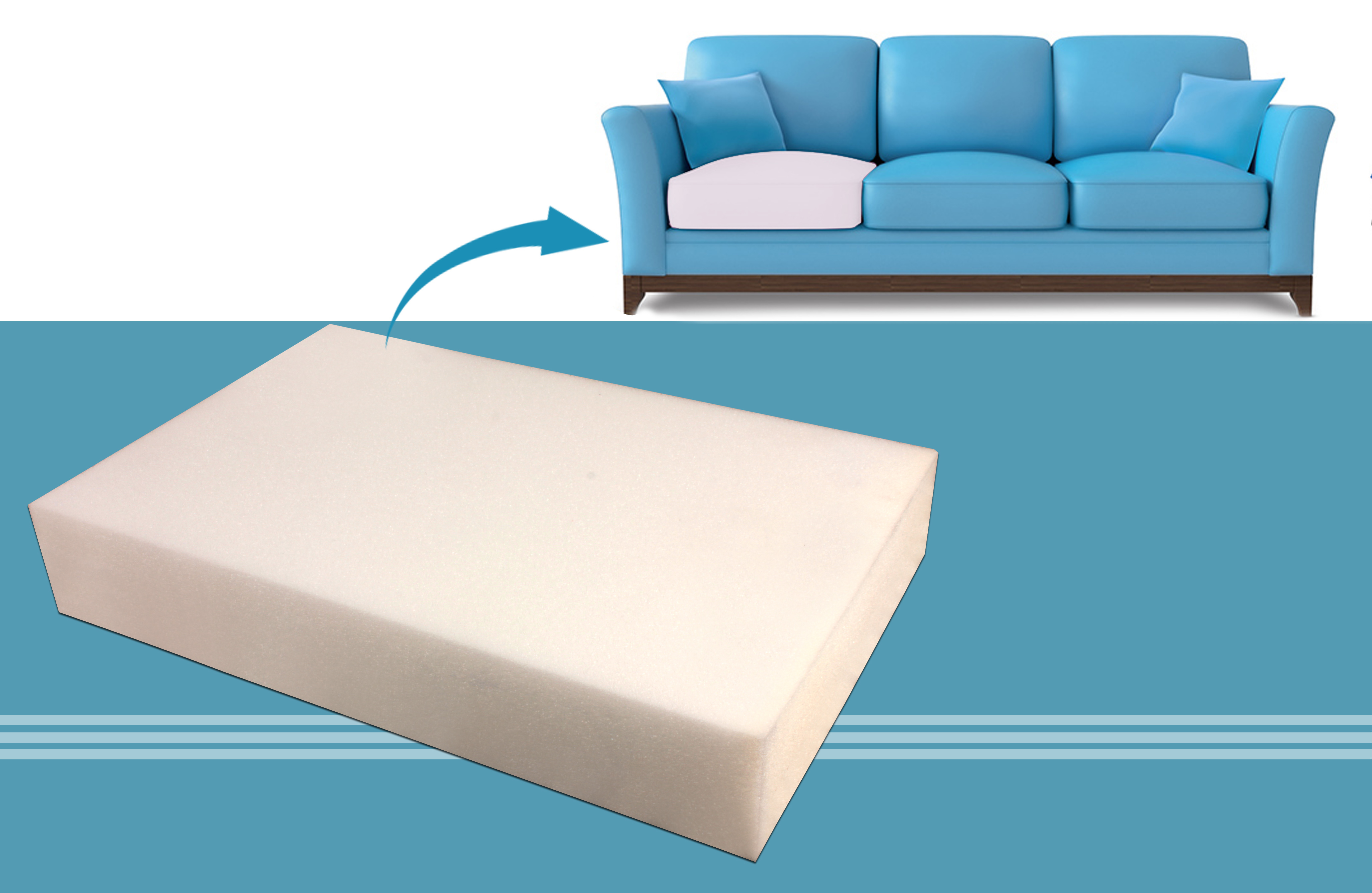 High Resilience Foam - Customizable Thickness Up To 1000mm | Eco-friendly, Soft, Tear-resistant, Lightweight, Odorless In Vibrant Orange, Versatile For Home Textiles And Industrial Supplies