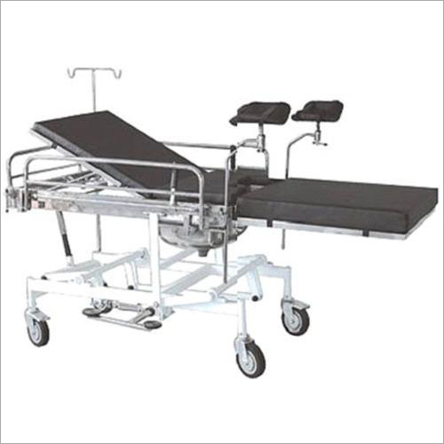 Hydraulic Delivery Bed - 1828.8 x 609.6 x 762 mm, Steel Frame, 150 kg Max Loading Capacity | Indian Style, Adjustable Backrest & Leg Rest