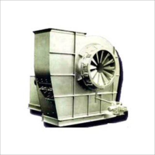 Forced Draft Fan - Steel Material, 150 h.p./110 K.W. Motor Power, 500mmwg Static Pressure, 40,000 m3/hr Capacity, 45o Upward Delivery Angle, Coupled Drive, Overhung Arrangement