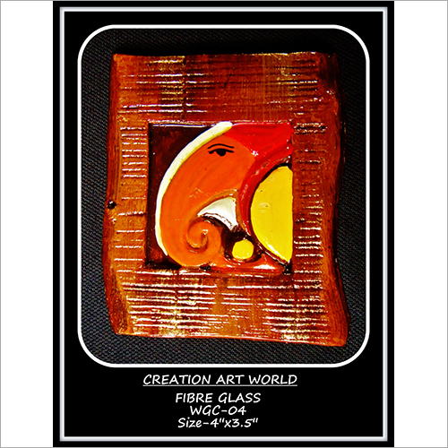 वुडन गणेश वॉल हैंगिंग