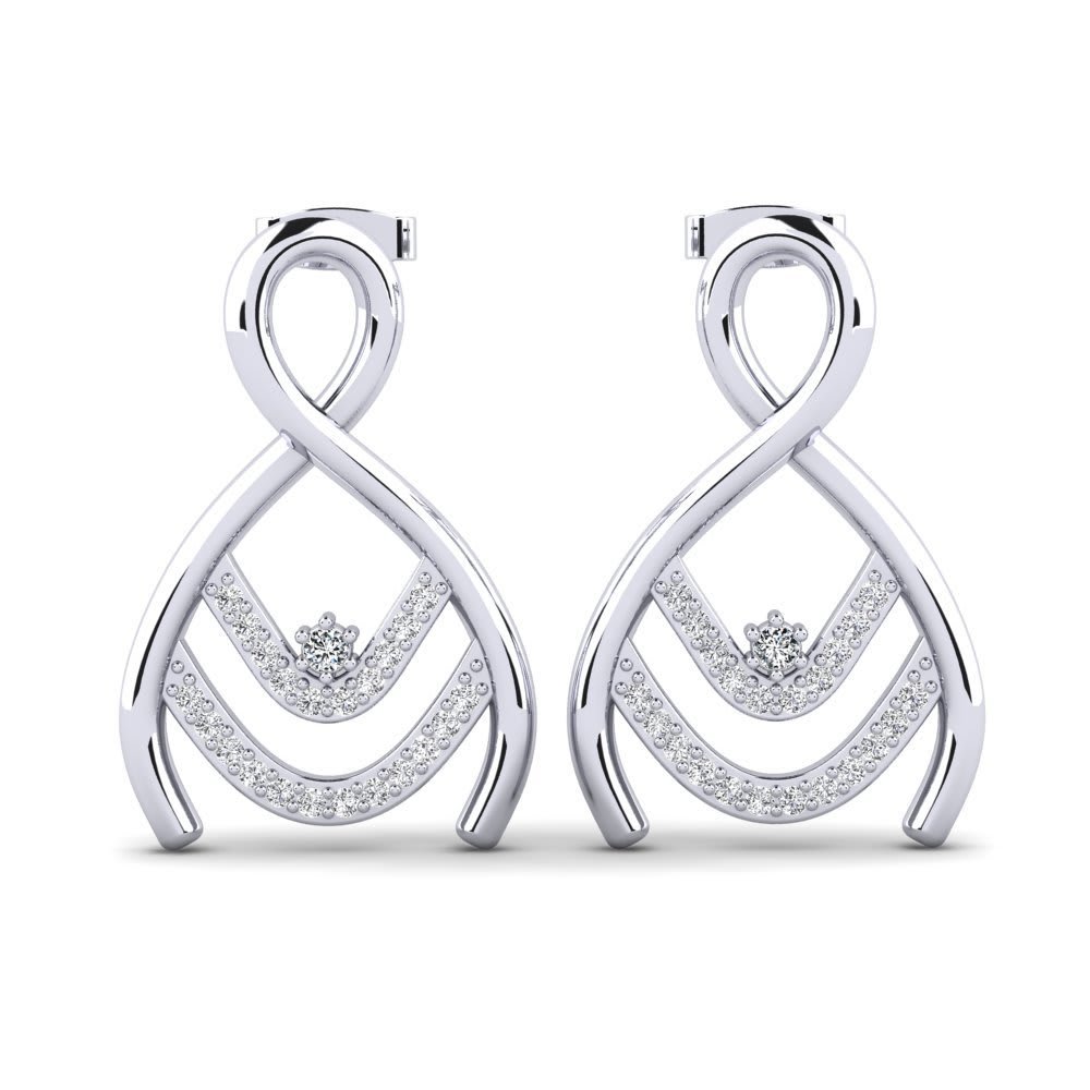 92.5 Silver Ear Studs Gender: Women