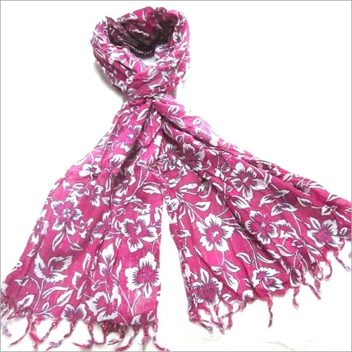 Cotton Printed Scarves - 100% Cotton, 50 x 180 cm | Soft Shaded Design, Versatile Fashion Accessories