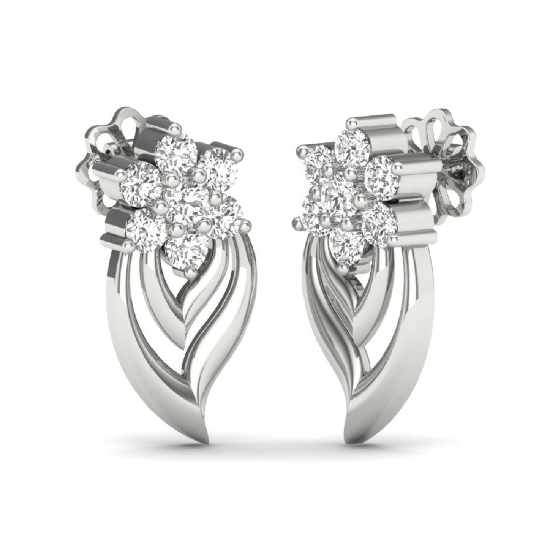 Silver Studs Earrings Gender: Women