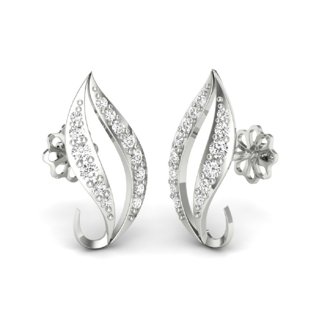 Silver Studs Earrings Gender: Women