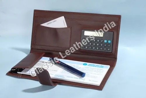 Leatherette Leather Cheque Book Holder