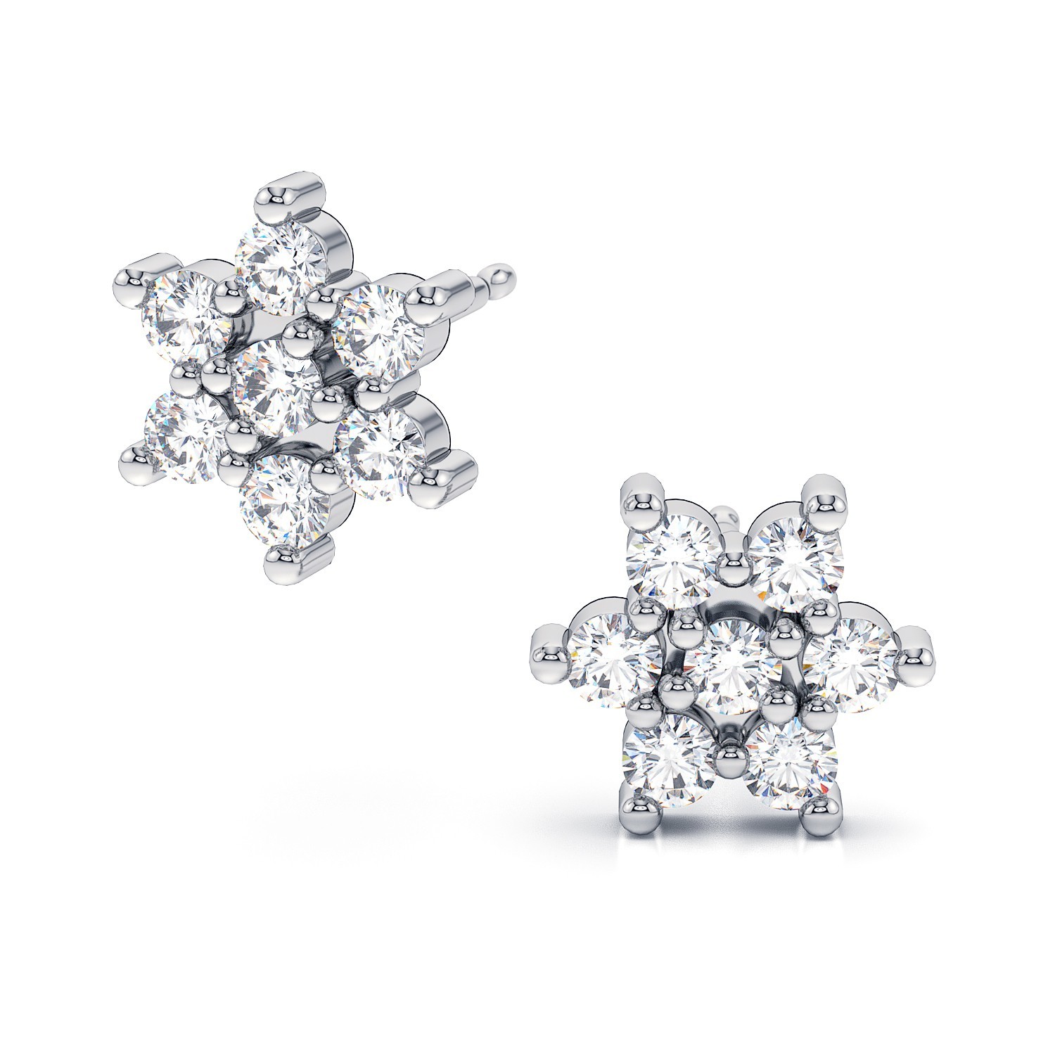 Cubic Zirconia Stud Earrings Gender: Women