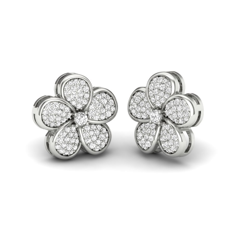 Silver Stud Earrings Gender: Women