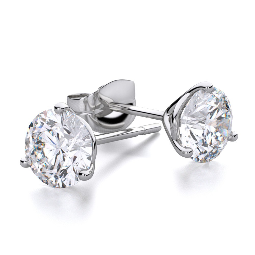 Silver Stud Earrings Gender: Women
