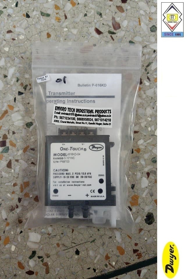 Dwyer Instruments 616kd-07-v Differential Pressure Transmitter