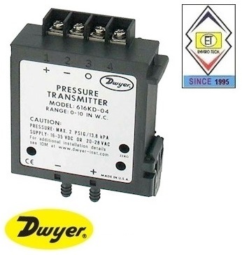 Dwyer Instruments 616kd-07-v Differential Pressure Transmitter
