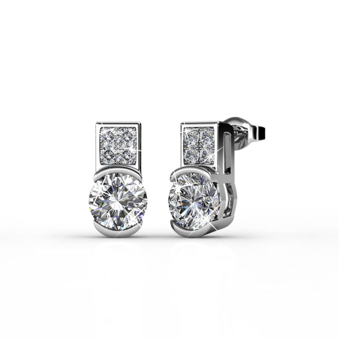 Silver 92.5 Ear Studs Gender: Women