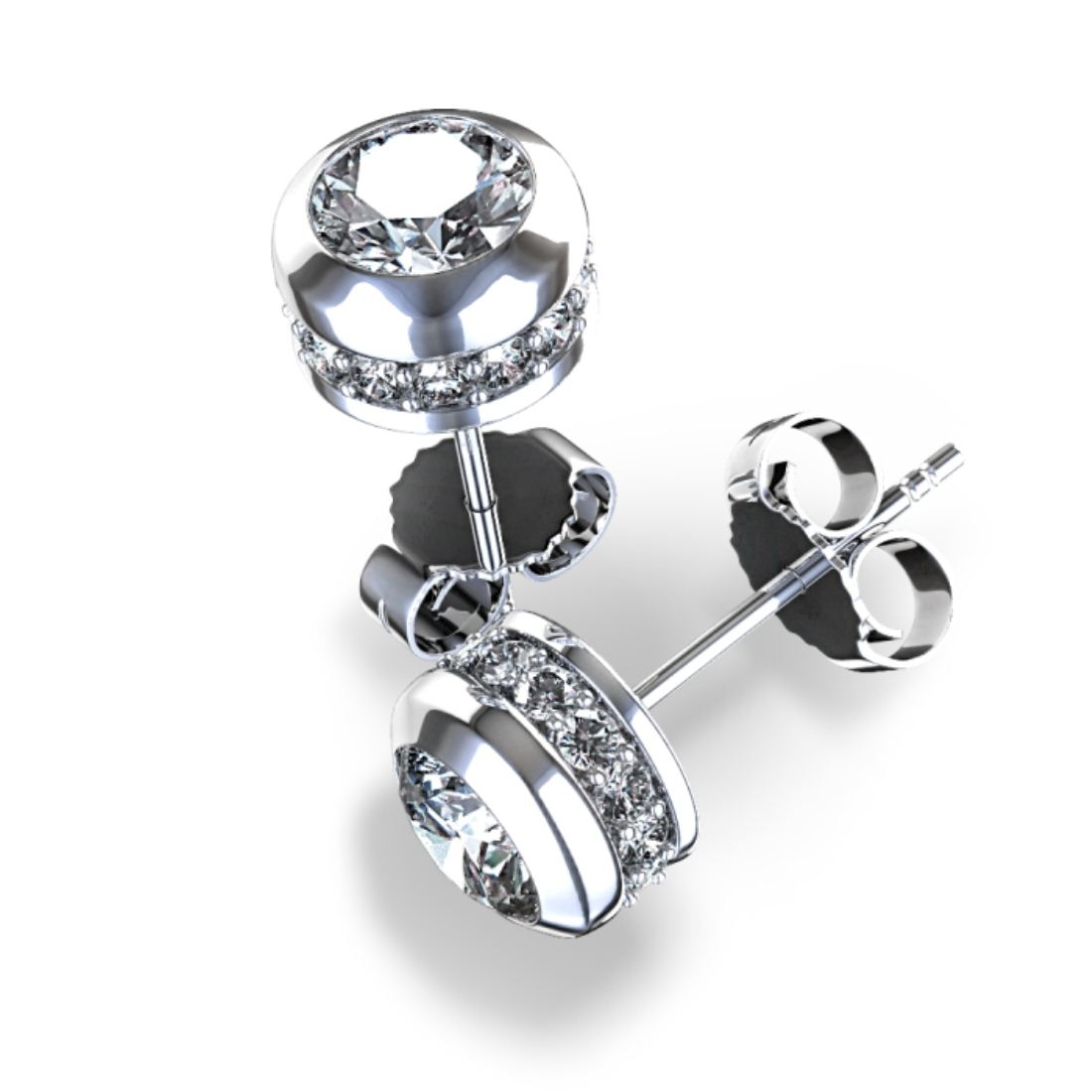 Silver 92.5 Ear Studs Gender: Women