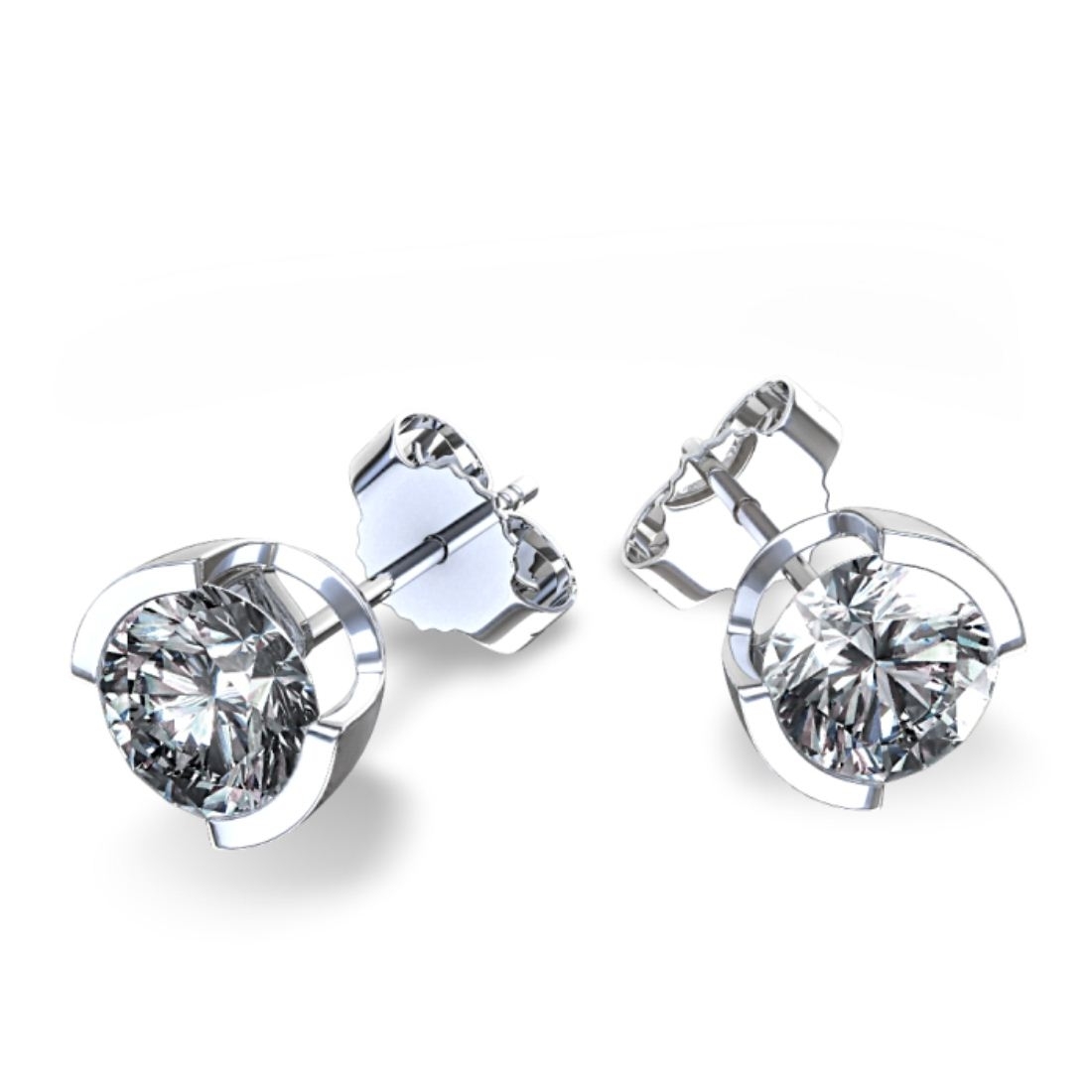 Silver 92.5 Ear Studs Gender: Women