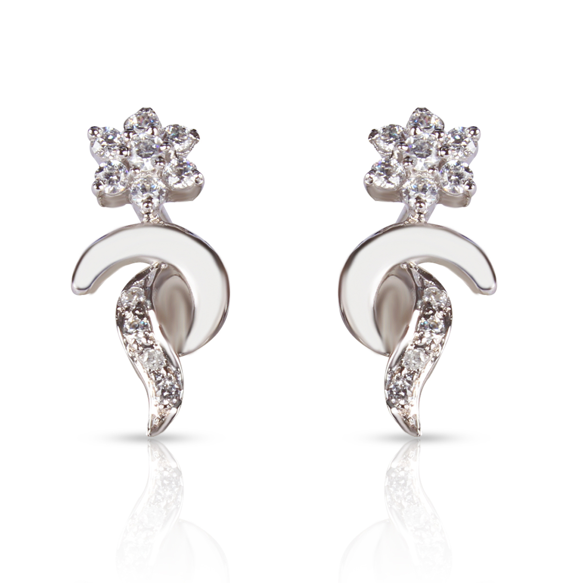 Sterling Silver Stud Earrings Gender: Women