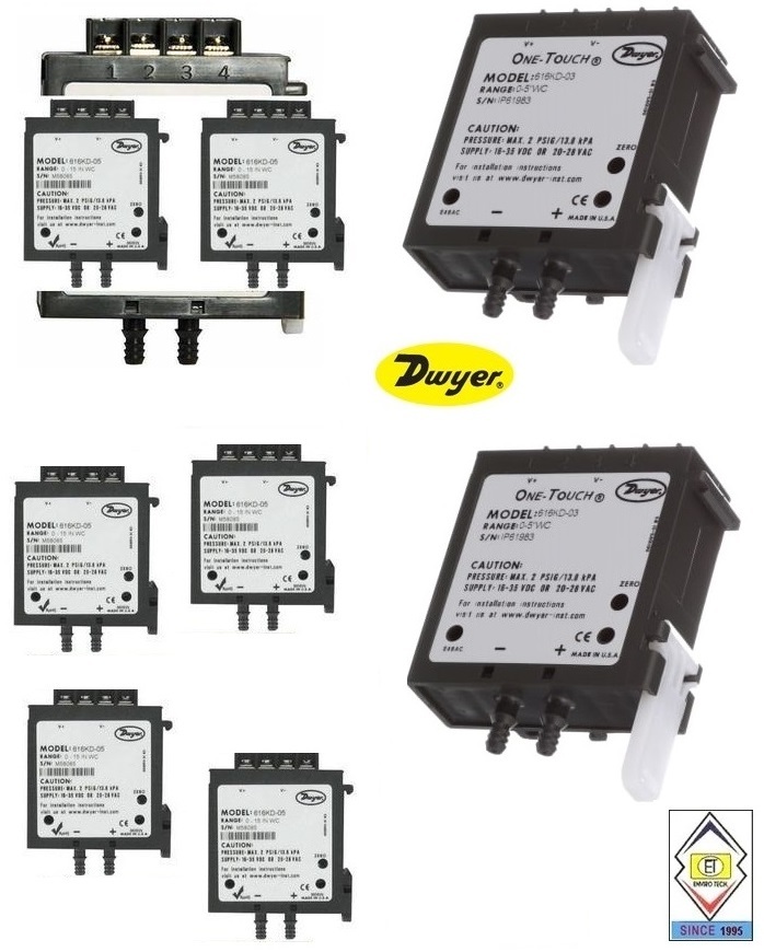 Dwyer 616kd-12-v Differential Pressure Transmitter Accuracy: 2 %