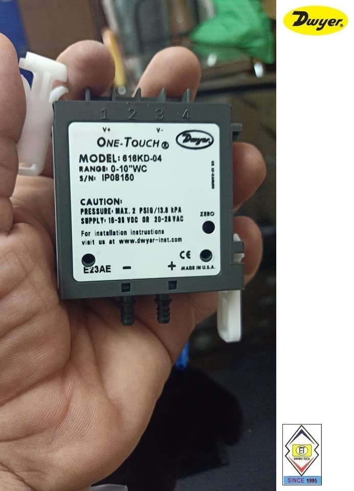 Dwyer 616kd-a-02-v Differential Pressure Transmitter Accuracy: +/-0.25% F.s.