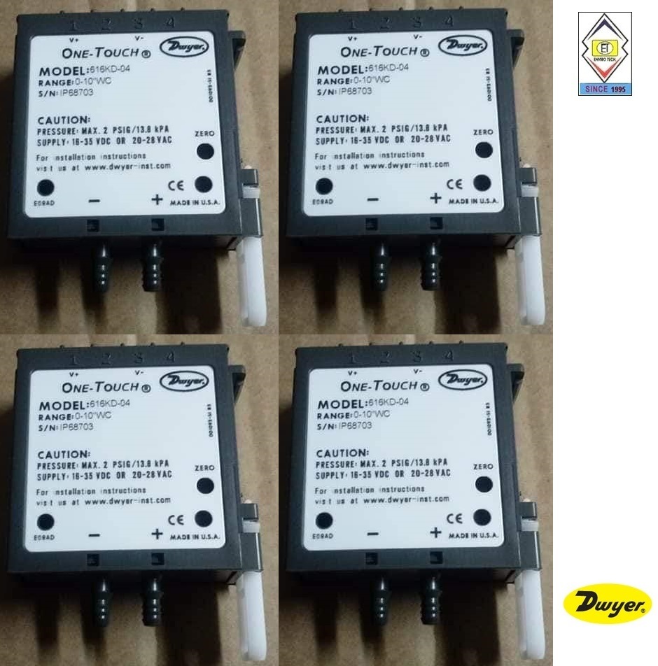 Dwyer 616kd-a-03 Differential Pressure Transmitter Accuracy: A 0.25 %