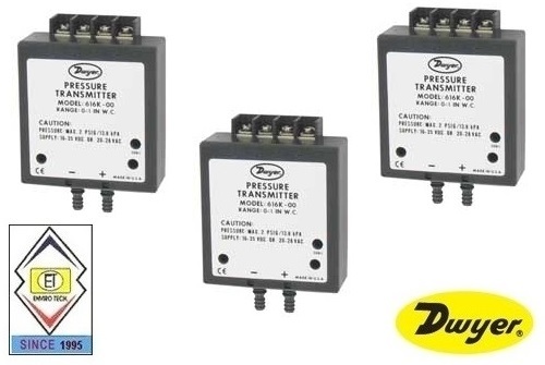 Dwyer 616kd-a-04 Differential Pressure Transmitter Accuracy: 0.25% %