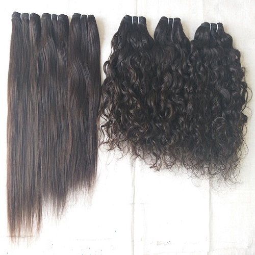 Natural Color Raw Temple Straight Hair