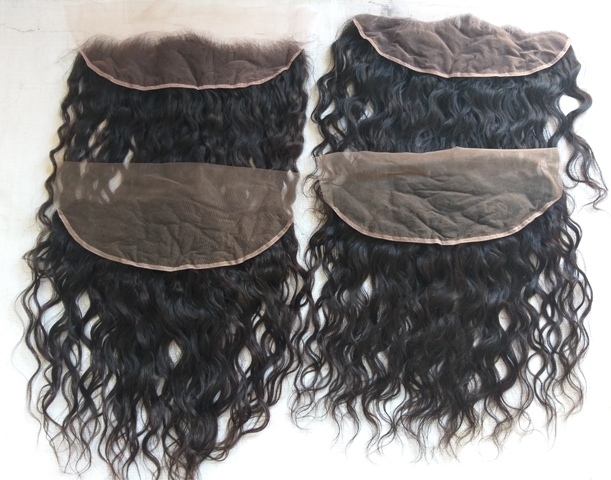 Raw Wavy Transparent Frontal Lace Application: Profesional