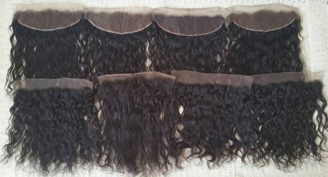Raw Wavy Transparent Frontal Lace Application: Profesional