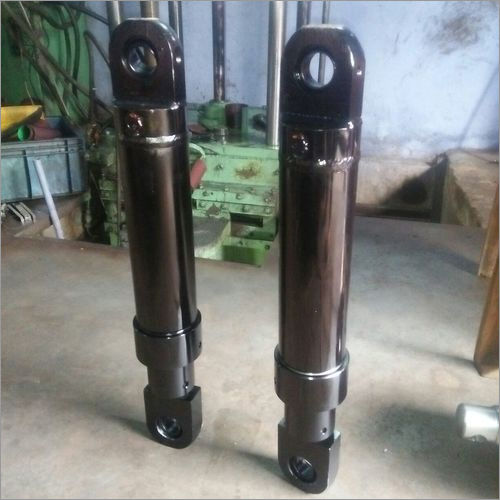 Telescopic Hydraulic Cylinder - Steel, Various Bore & Rod Diameters | Customizable Stroke Length, Black Finish, Low Maintenance, Up to 300 Bar Operating Pressure