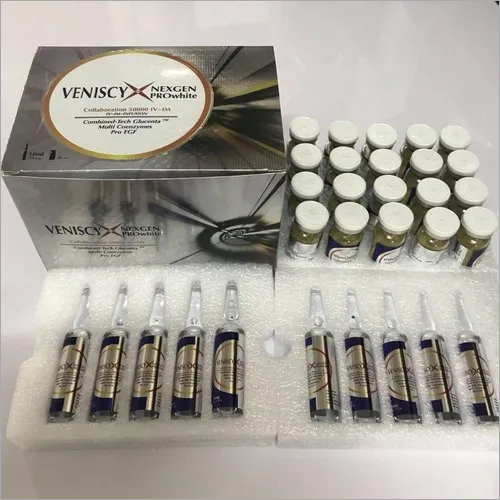 Veniscy Nexgen Prowhite Glutathione Injection - Age Group: After 12 Years Old Age People Can Start Using