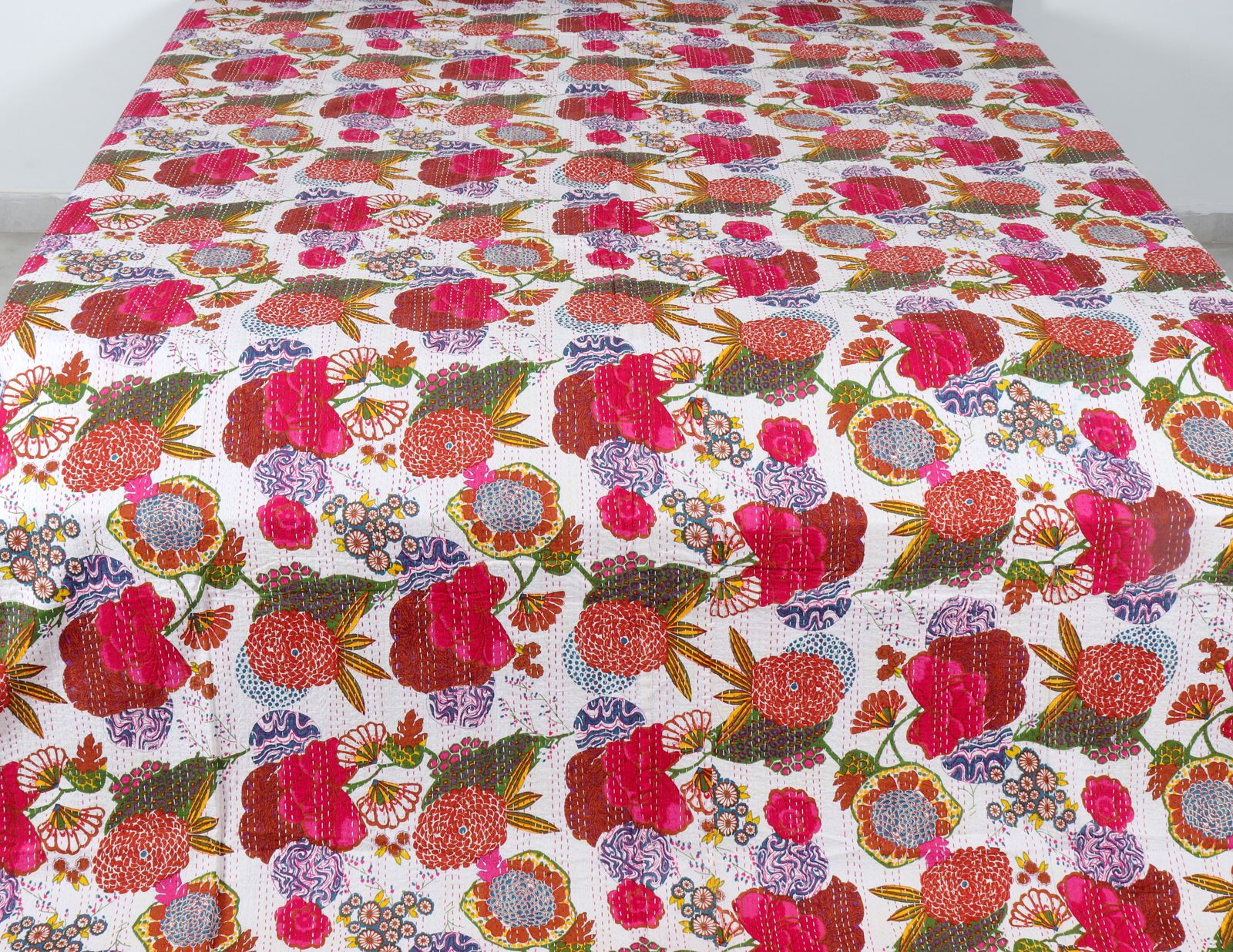 Kantha Bed Covers - Color: Available In Different Color
