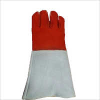 मैरून सादे चमड़े के हाथ के दस्ताने