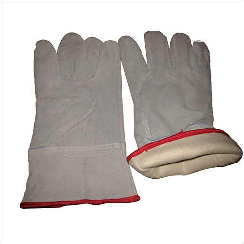 सादे सुरक्षा चमड़े के हाथ के दस्ताने