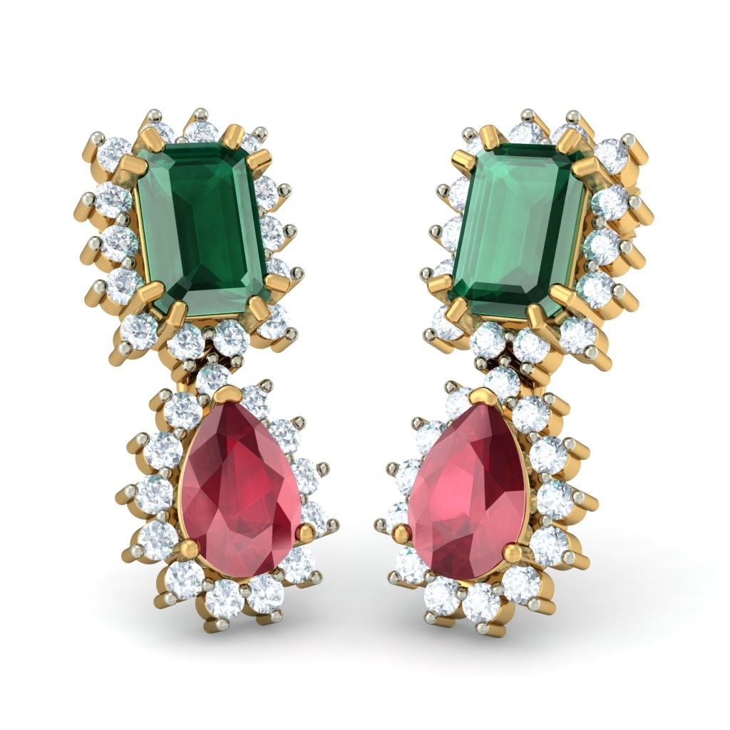 92.5 Silver Drop Earring Gender: Women