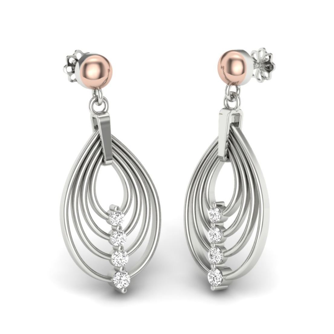 92.5 Silver Drop Earring Gender: Women