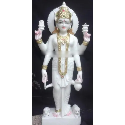 Maa Parvati Marble Statue - Height: 2 Foot Foot (Ft)