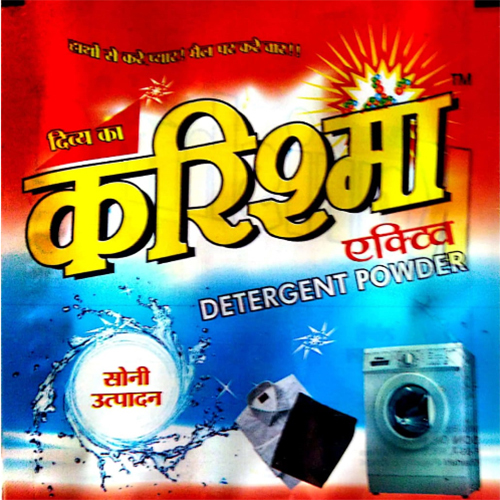 Karishma Active Detergent Powder - Eco-Friendly Lemon Scent | Ideal for Machine Wash with Normal Temperature in Soft Water