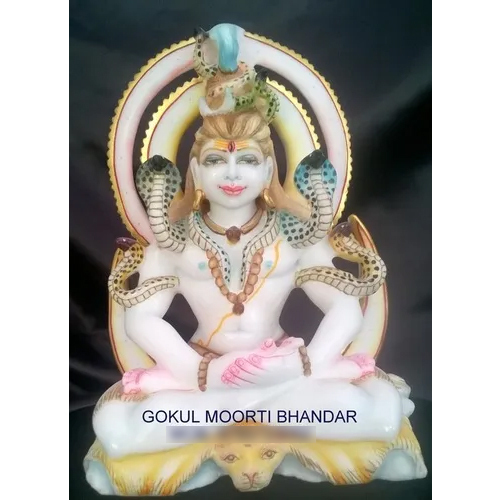 Marble Statues - White Polished Marble, Variable Dimensions & Weight | Religious Style for Home Décor, Religious Display & Gifting