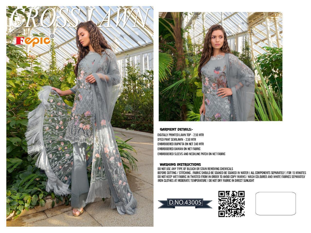 Cotton Salwar Suits - Pure Cambric Cotton Top, Semi Lawn Bottom, Net Heavy Embroidered Dupatta | Breathable Fabric, Elegant Embroidery, Digital Print