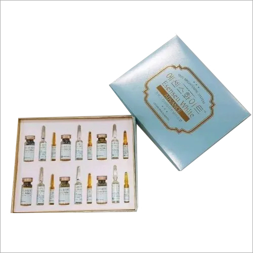 एसेनसेउ व्हाइट एडवांस स्किन ब्राइटनिंग इंजेक्शन आयु समूह: 12 साल की उम्र के बाद लोग इस्तेमाल करना शुरू कर सकते हैं