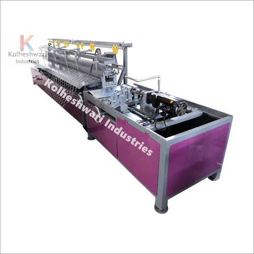 Semi Automatic Chain Link Fencing Machine - Premium Grade Raw Material, 100 Kg/hr Capacity, PLC Control, Polished Finish | High Efficiency, Touch Screen Control, 1 Year Warranty