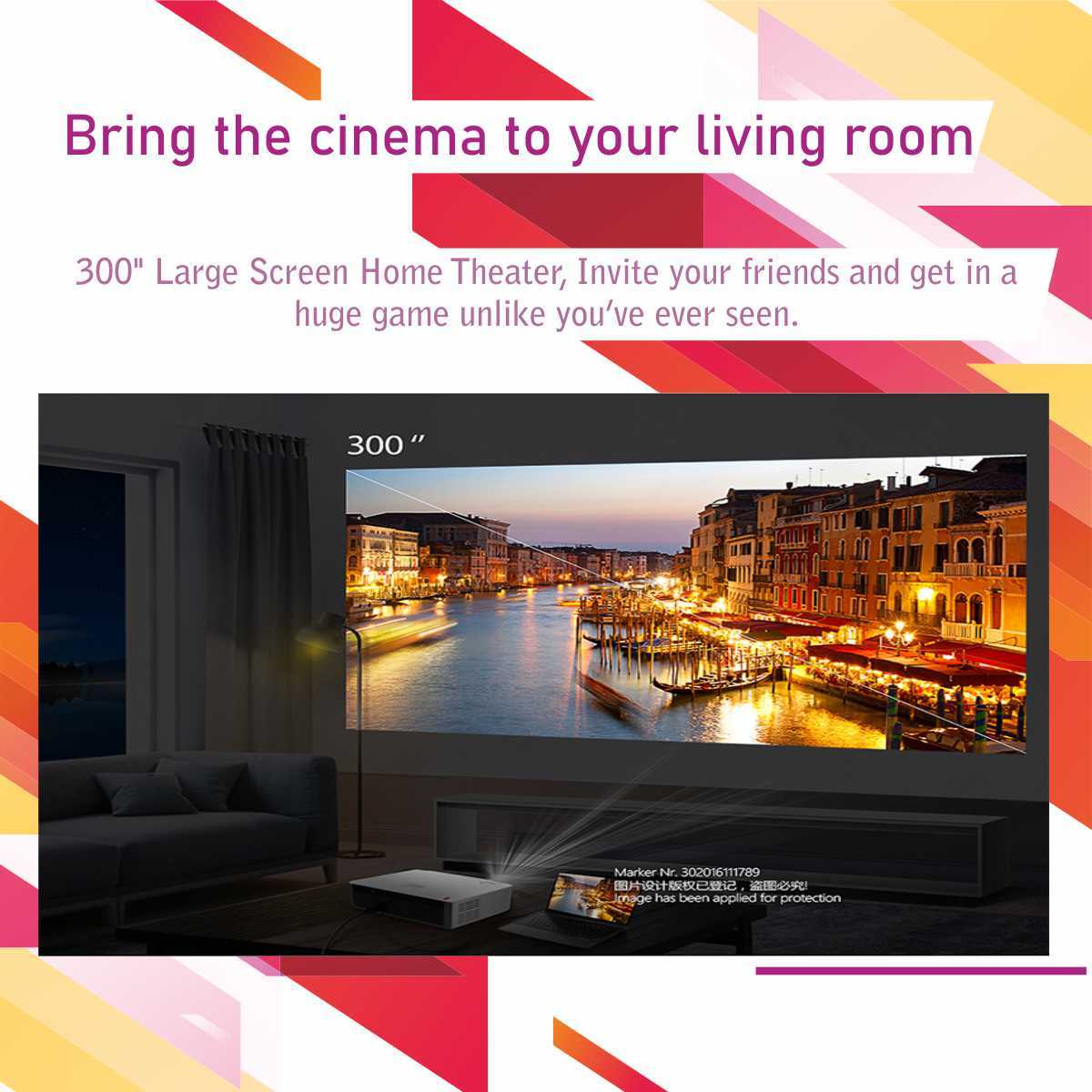 Akey6s Projector Brightness: 6500 Lumens Lumens