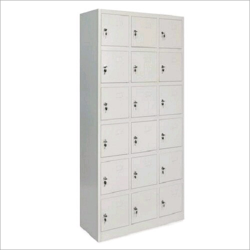 माइल्ड स्टील 18 लॉकर कपबोर्ड