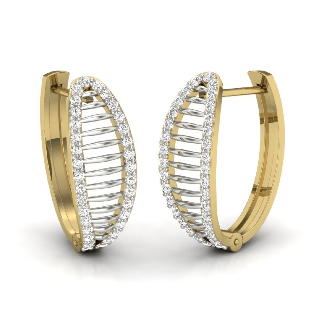 92.5 Silver Hoop Earrings Gender: Women