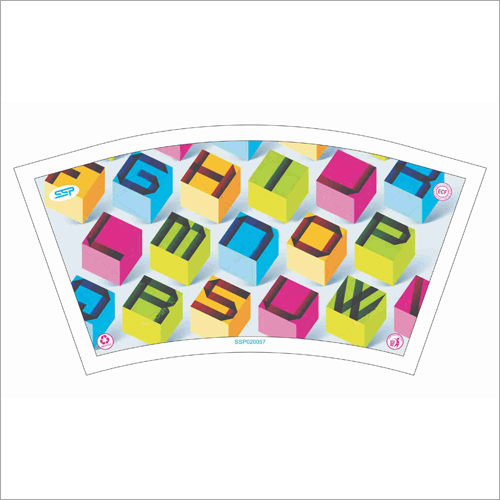 Corn Paper Cup Blank - Paper, Heat Resistant, Waterproof, Multicolor | Light Weight, Easy to Stick, Disposable, Fade-Resistant