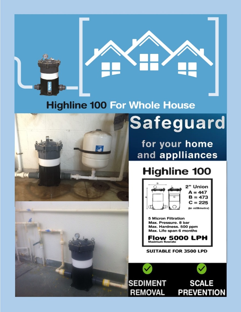 Whole House Water Filtration With Anti-scalant