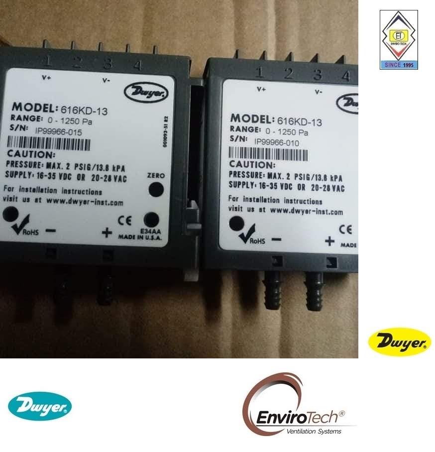 Dwyer 616kd-a-05-v Differential Pressure Transmitter Accuracy: +/- 0.2 %