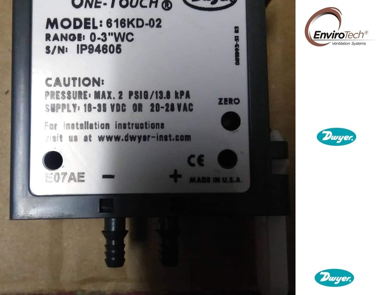 Dwyer 616kd-a-05-v Differential Pressure Transmitter Accuracy: +/- 0.2 %