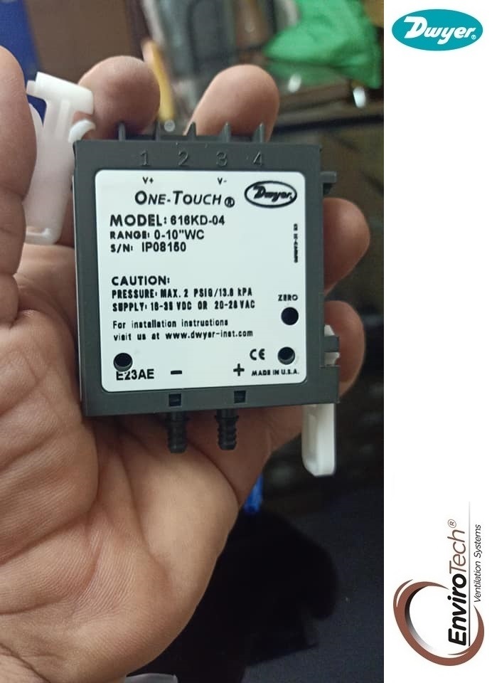 Dwyer 616kd-a-05-v Differential Pressure Transmitter Accuracy: +/- 0.2 %