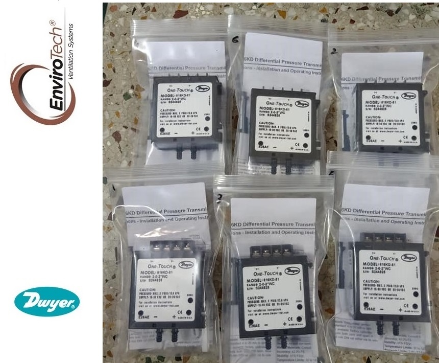 Dwyer 616kd-a-06-v Differential Pressure Transmitter Accuracy: +/- 0.25% %