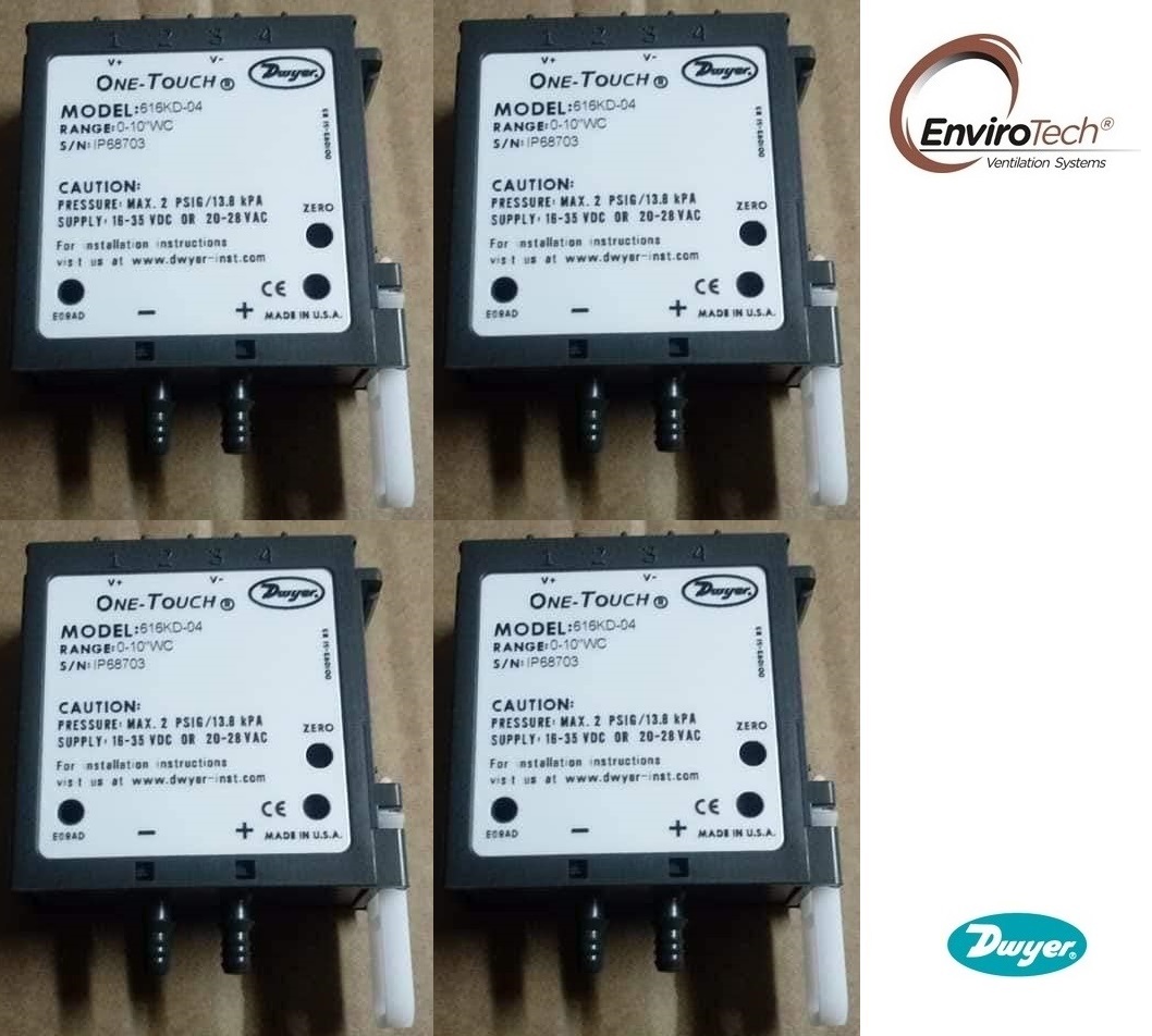 Dwyer 616kd-a-06-v Differential Pressure Transmitter Accuracy: +/- 0.25% %